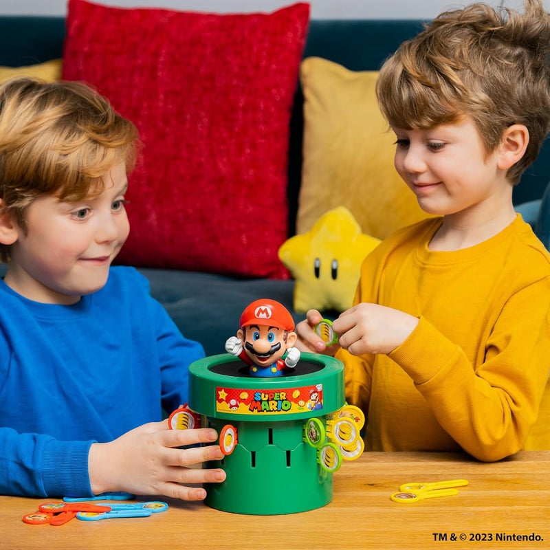 TOMY لعبة لوحية سوبر ماريو المنبثقة - ألعاب عائلية وألعاب رياض الأطفال لليلة الألعاب العائلية - أنشطة للأطفال وألعاب سوبر ماريو - ألعاب للبنات والأولاد - 2-4 لاعبين - للأعمار من 4 سنوات وما فوق - Image 5